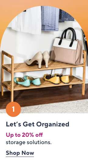 20% Off Storage & Organization