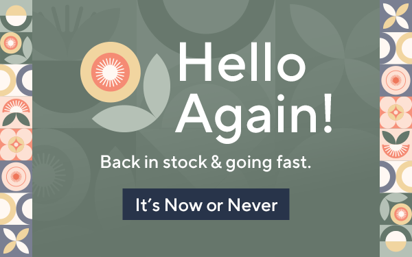 It's Back in Stock