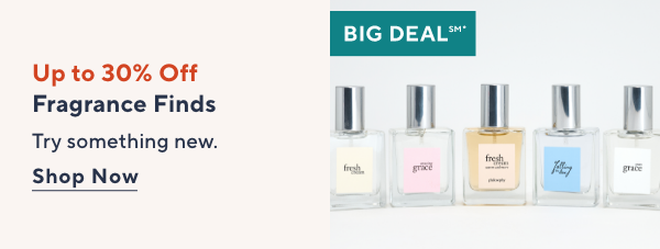Up to 30% Off Fragrance 