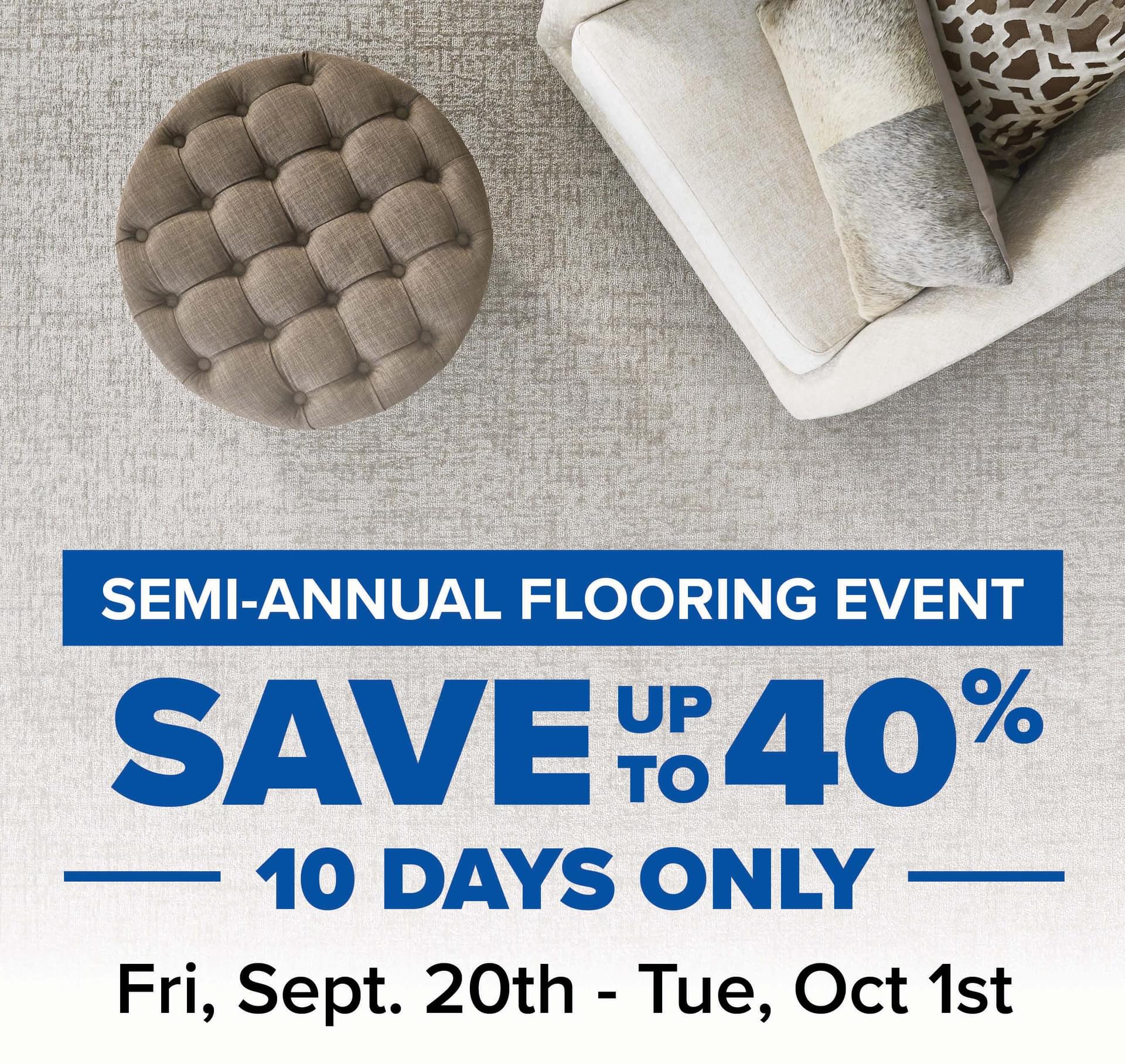 Semi-Annual Flooring Event Header