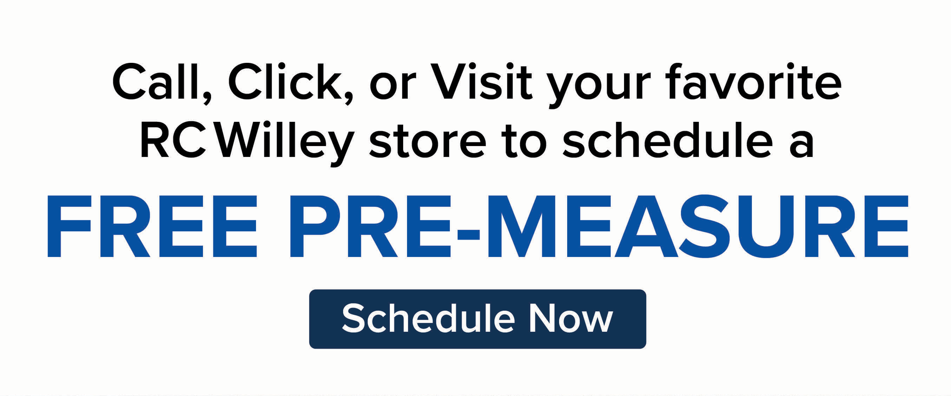 Click to Schedule to Pre-Measure Stripe