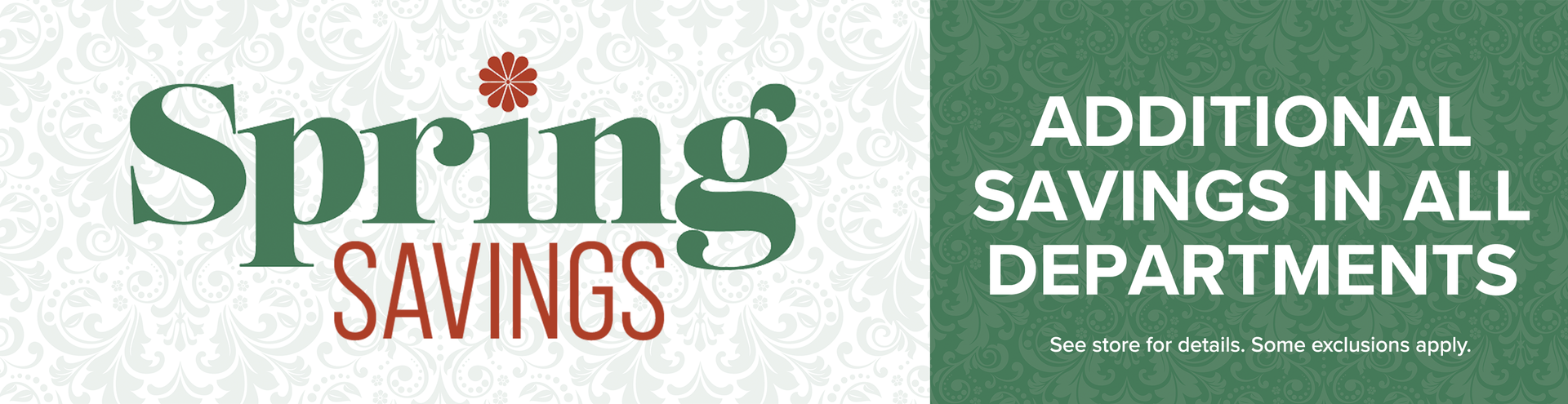 Spring Savings Coupon Stripe March 2025