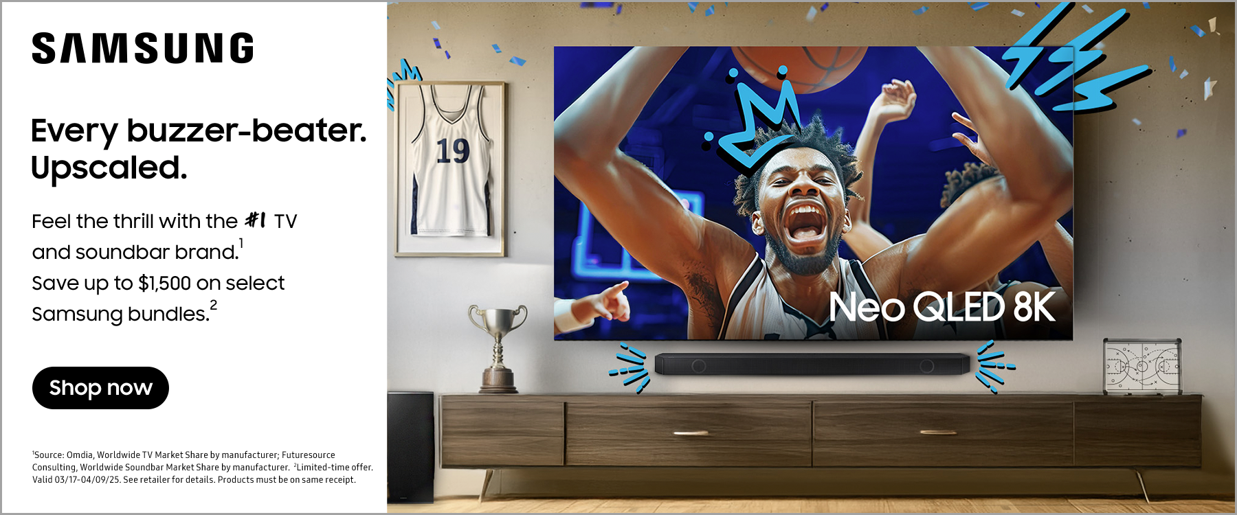 Samsung The Frame TV Stripe March 2025