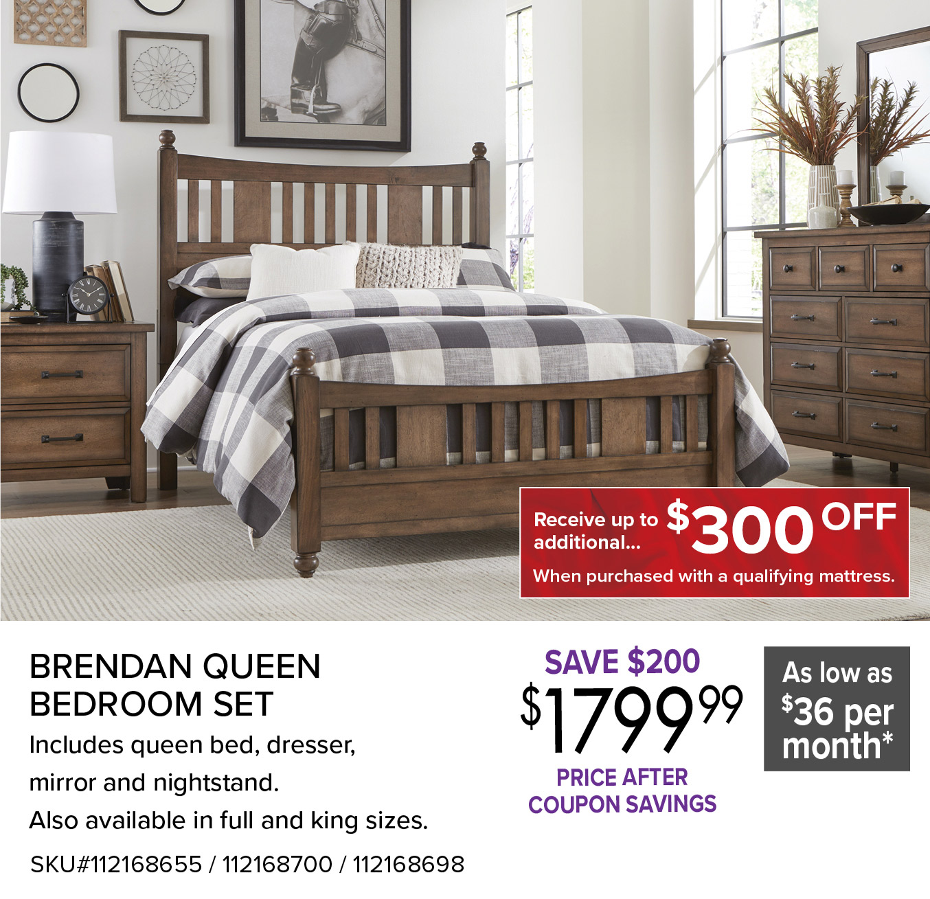 BRENDAN QUEEN BEDROOM SET