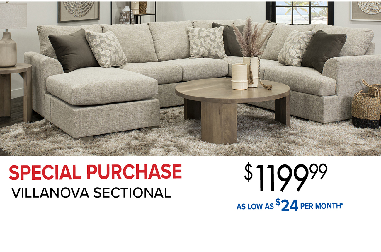 VILLANOVA SECTIONAL SOFA