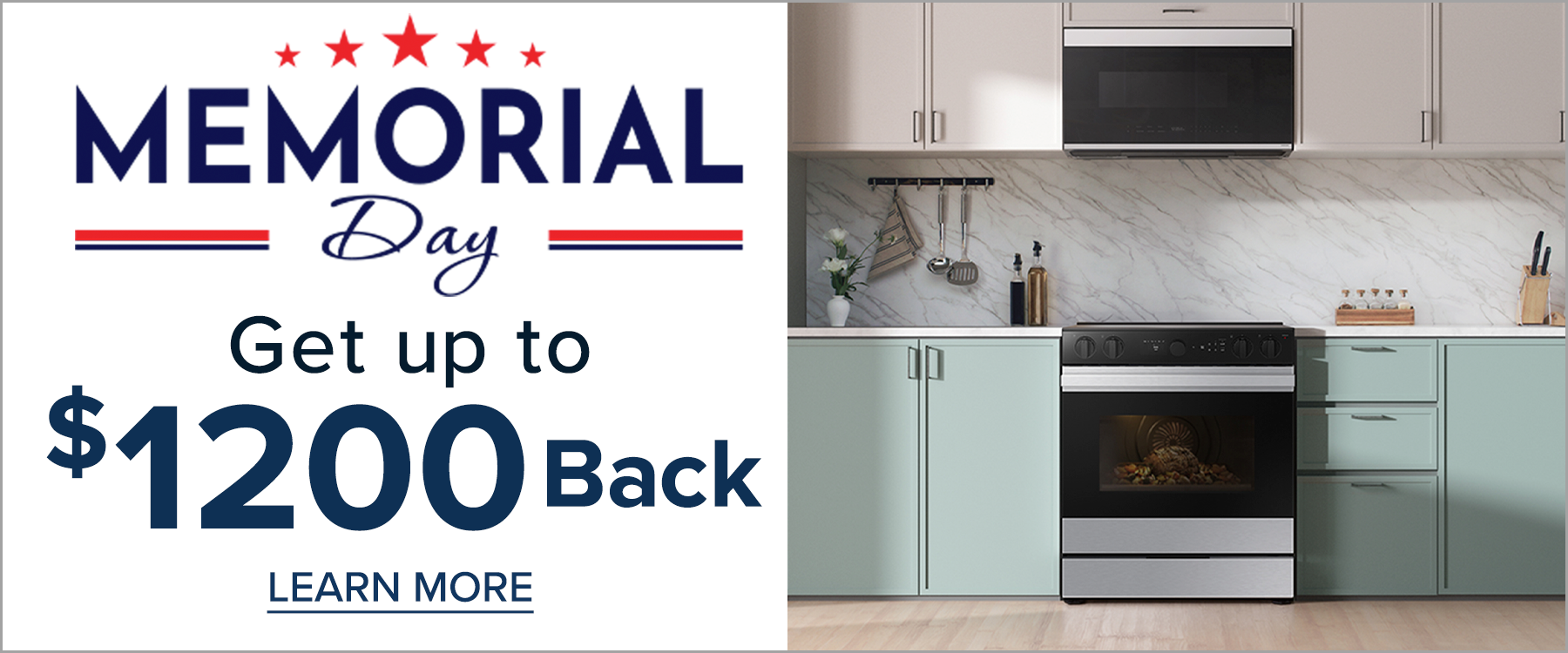 Memorial Day Earn Back Money on Appliances Stripe May 2025