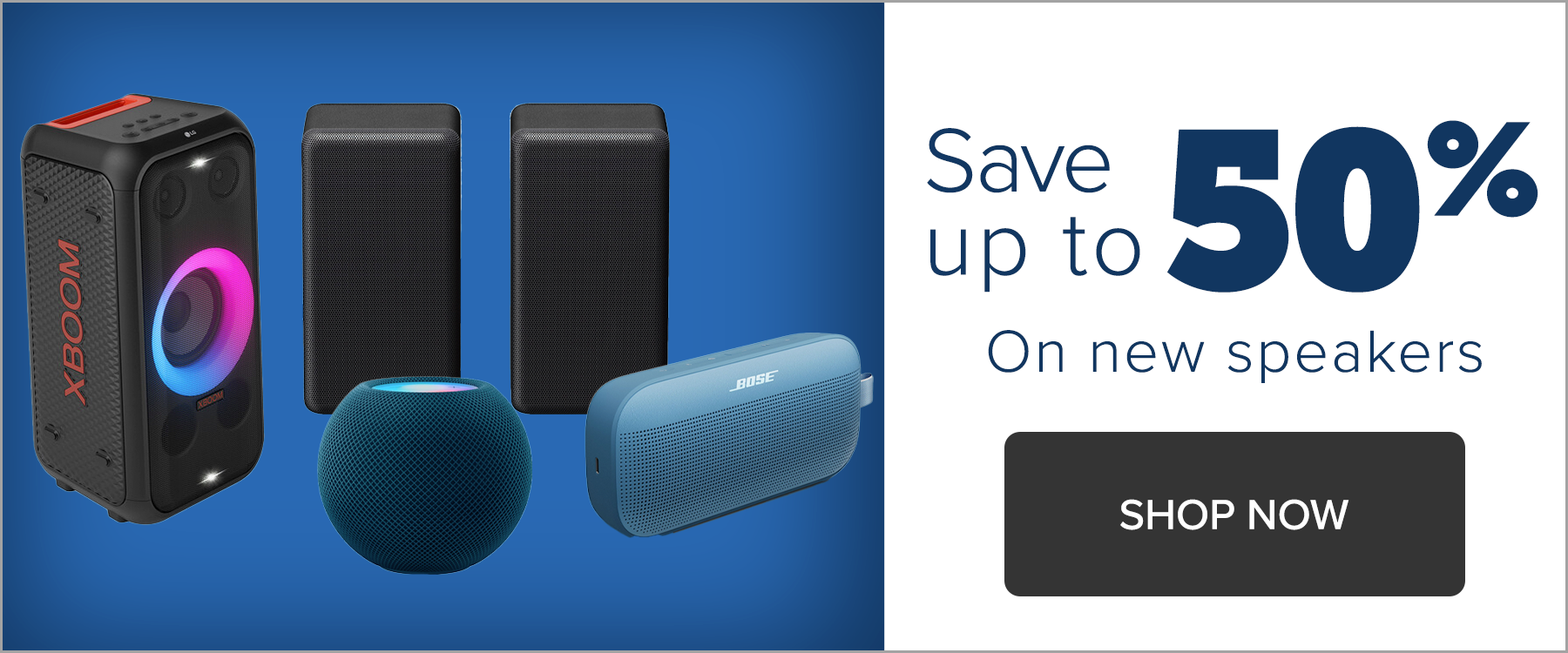 Save up to 50 Off Speakers Stripe Memorial Day May 2025
