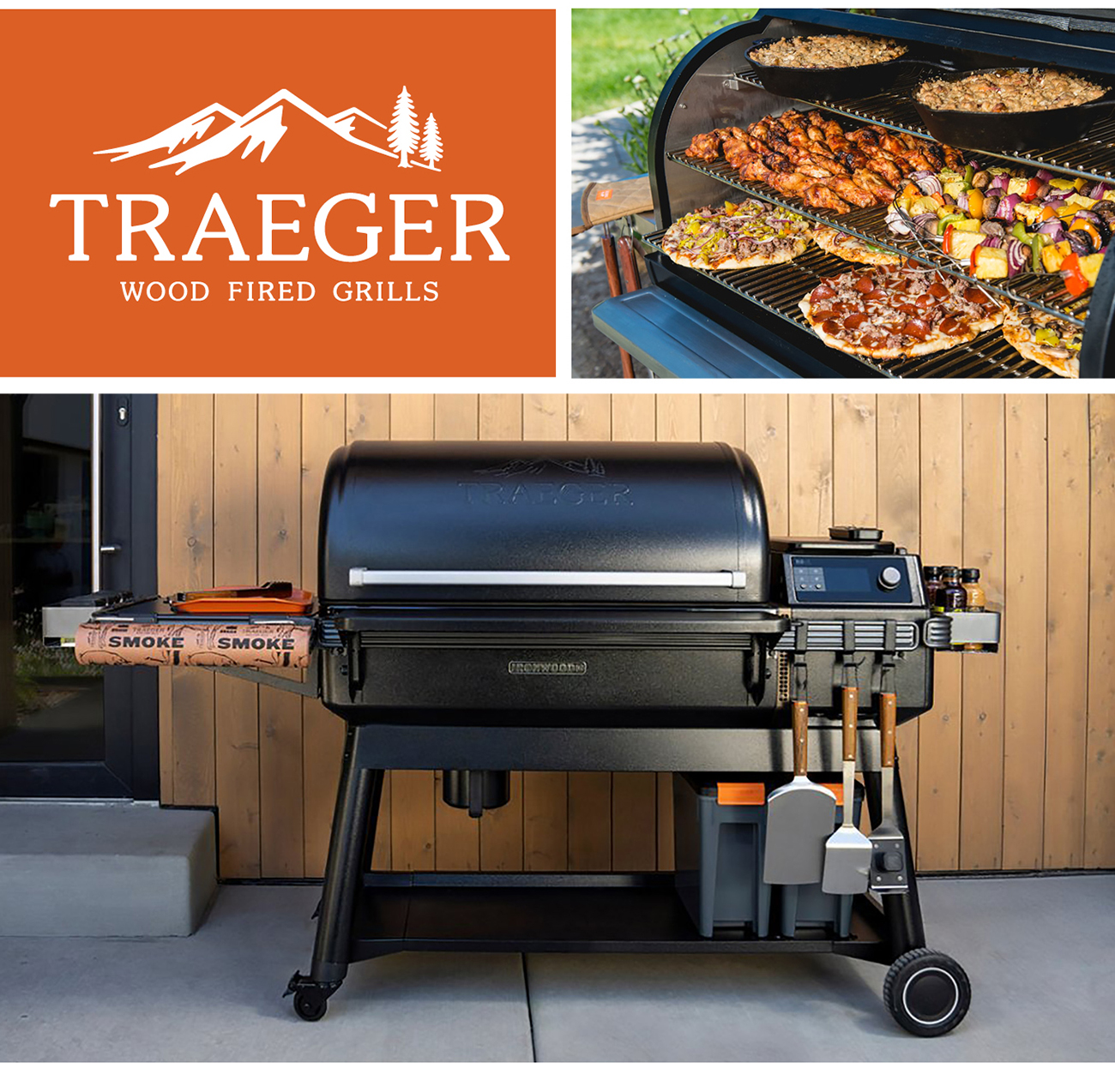 TRAEGER WOOD FIRED GRILLS