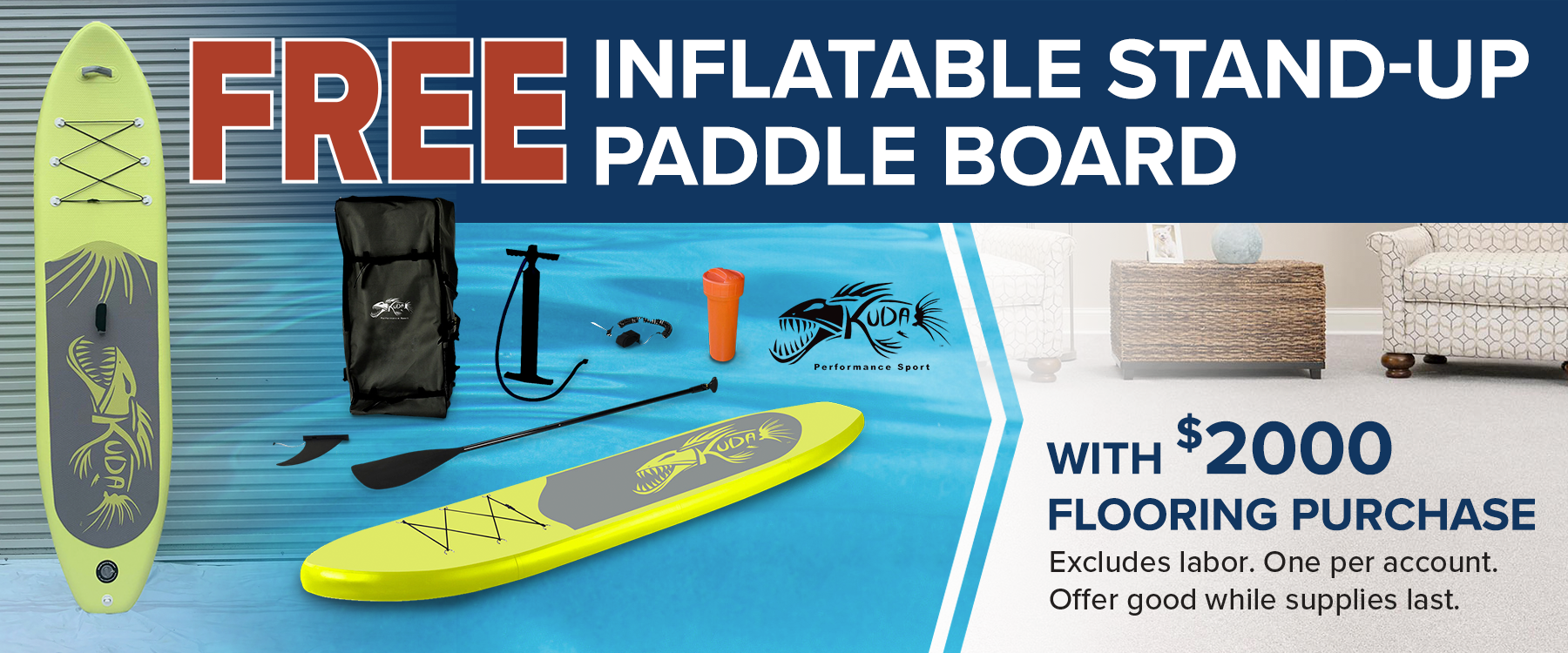 Inflatable Paddle Board Premium Stripe June 2025