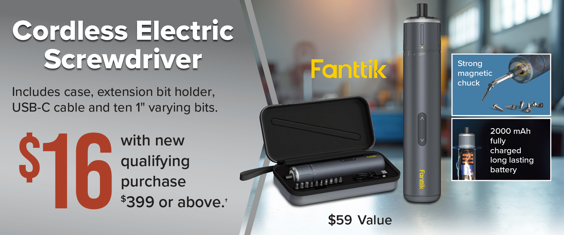 Fanttik Electric Screwdriver Premium Stripe June 2025