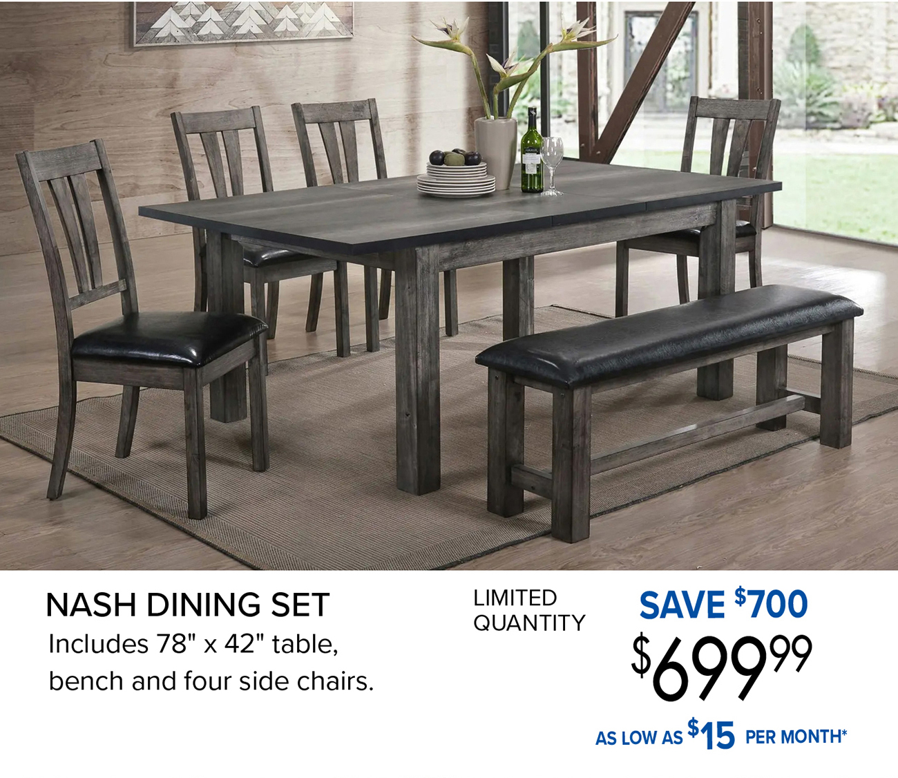 NASH DINING SET