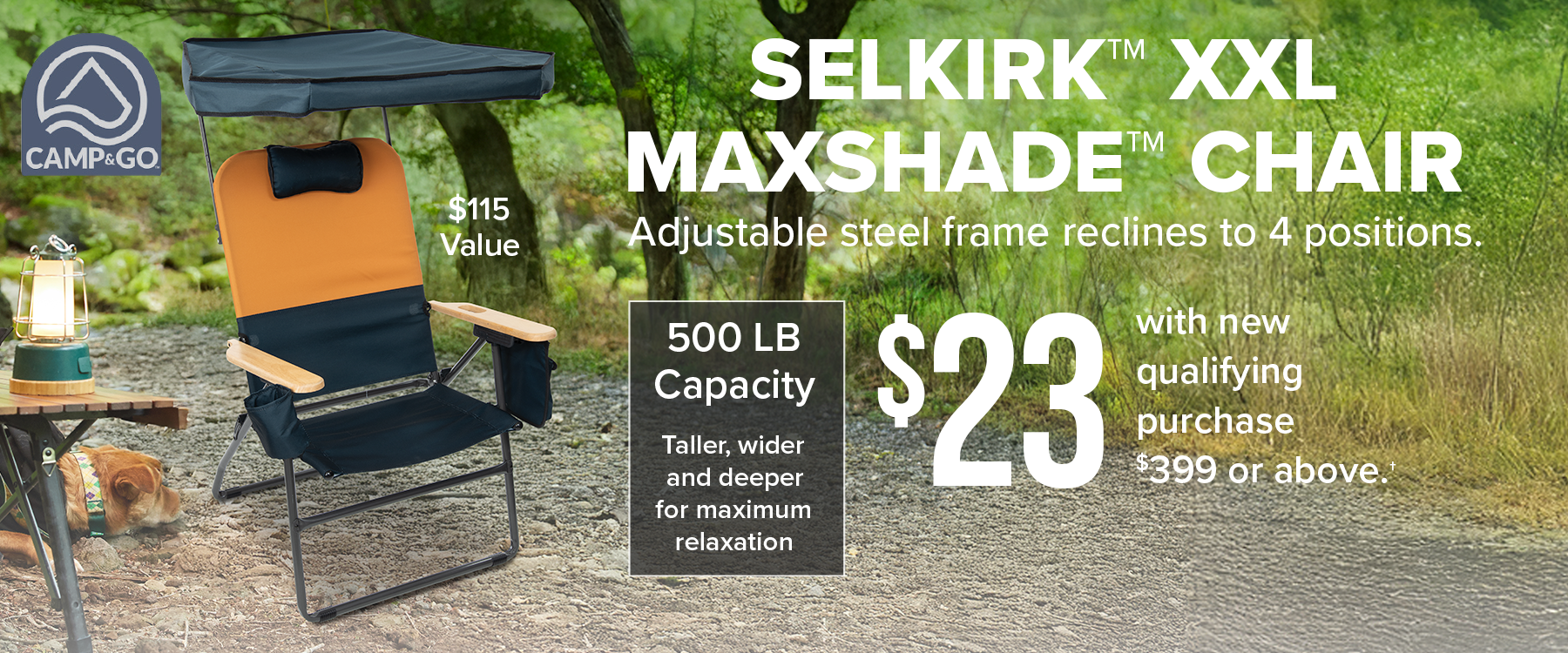 Selkirk Camping Chair Stripe July 2025