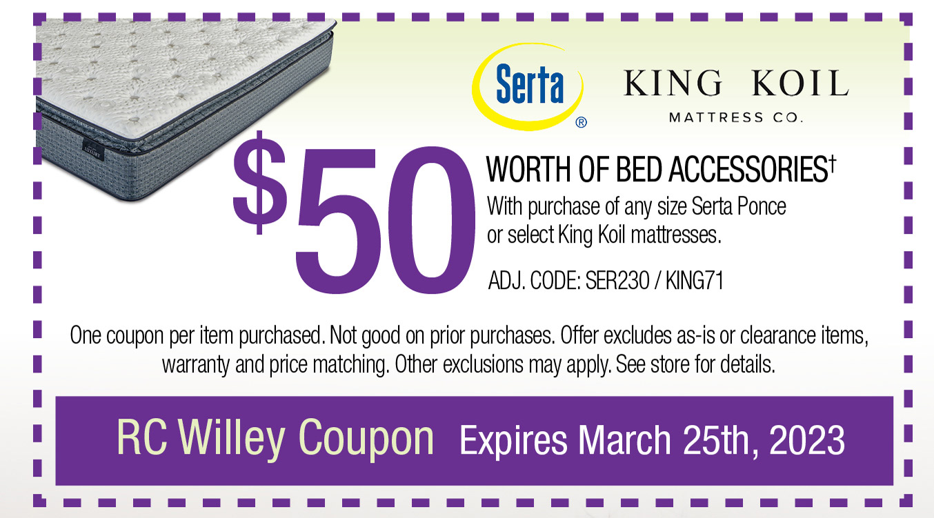 Over $5000 in coupon savings - RC Willey