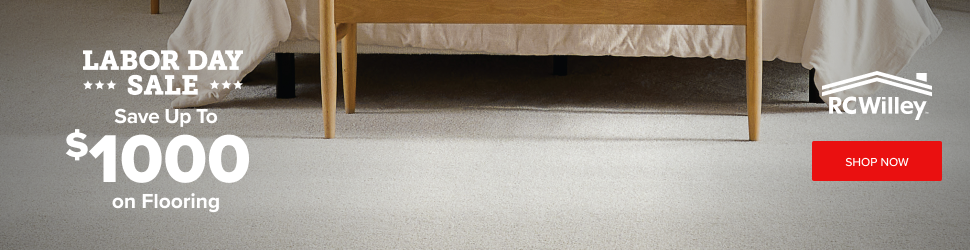Labor Day Starts Save up to 1000 on Flooring Stripe August 2025