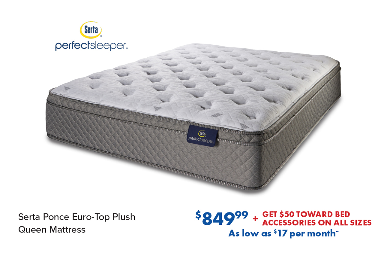 Serta Ponce Euro-Top Plush Queen Mattress