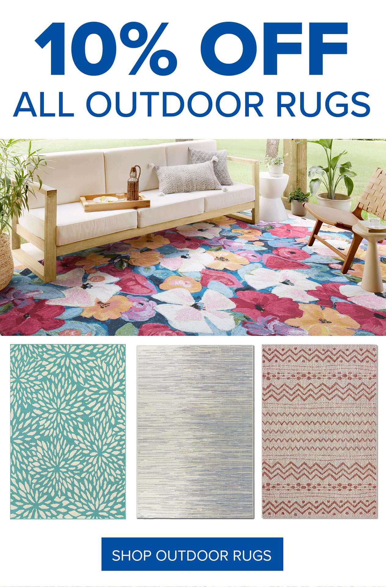 SHOP OUTDOOR RUGS