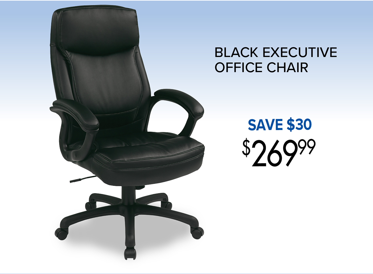 BLACK EXECUTIVE OFFICE CHAIR