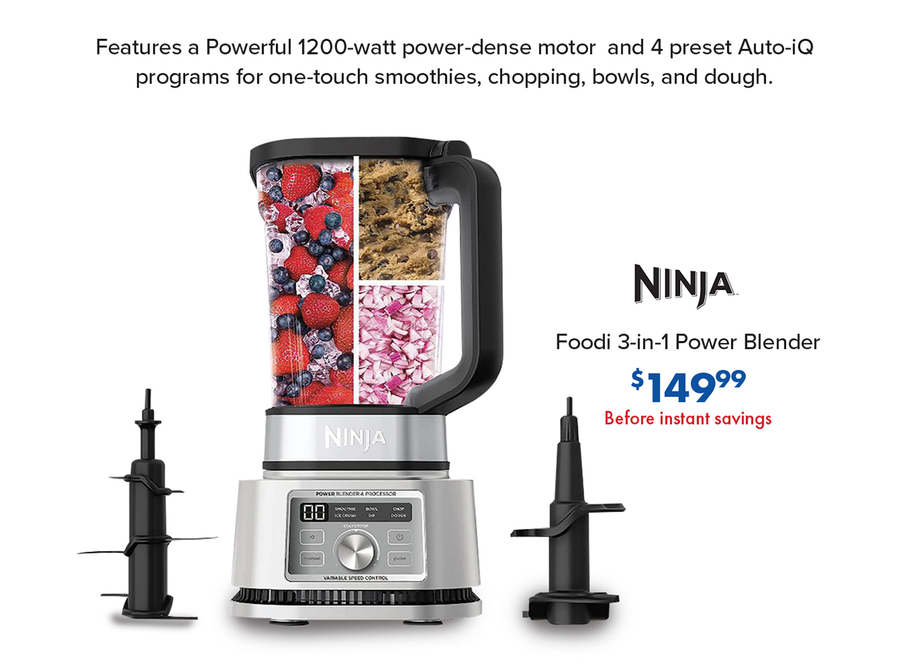 Foodi 3-in-1 Power Blender