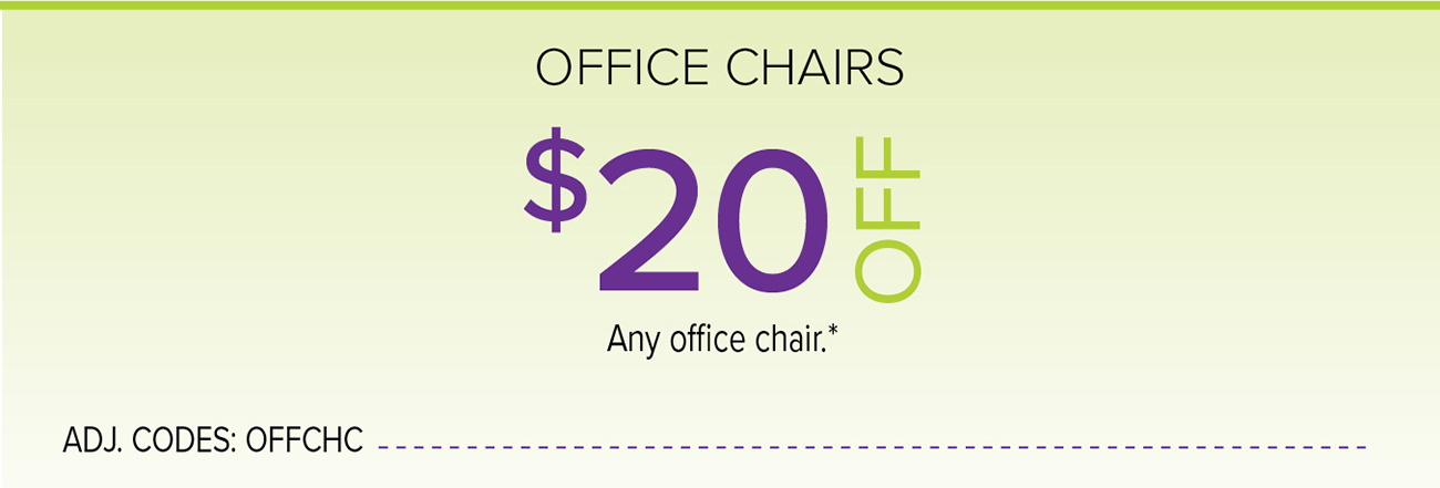 OFFICE CHAIRS $20 0FF