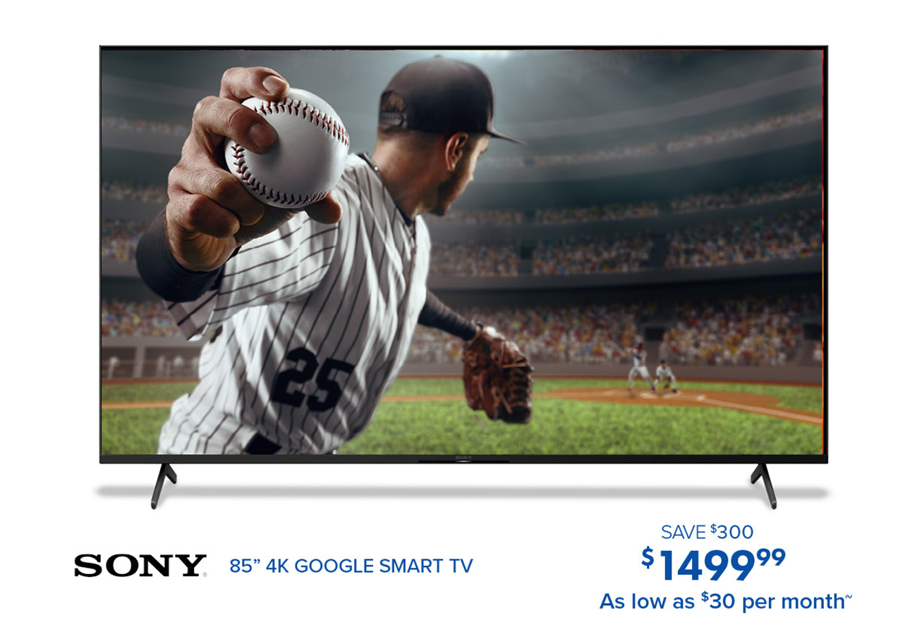 SONY 85 4K GOOGLE SMART TV