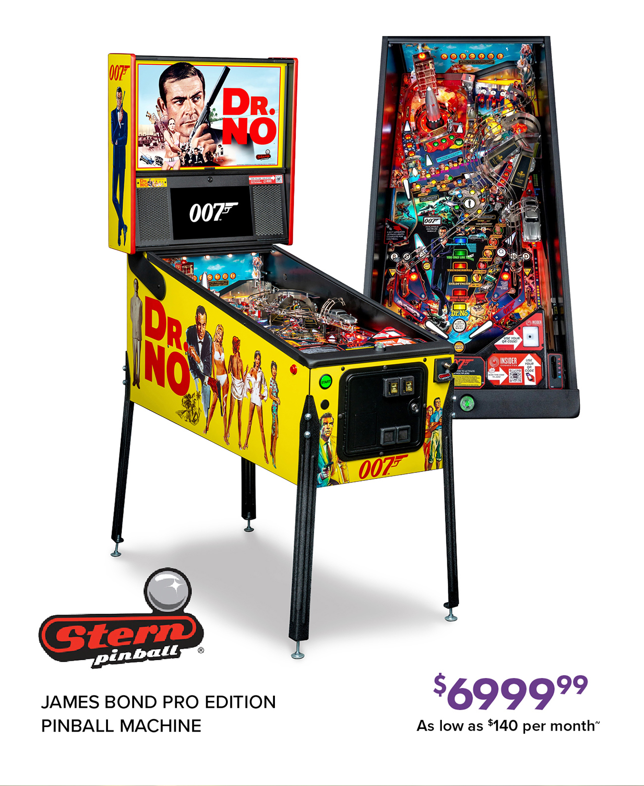 JAMES BOND PRO EDITION PINBALL MACHINE