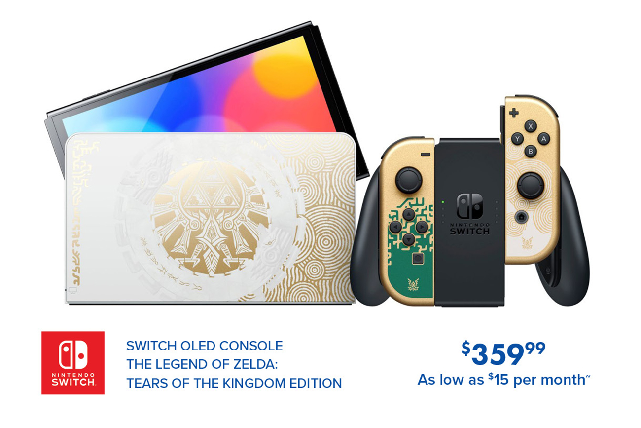 SWITCH OLED CONSOLE THE LEGEND OF ZELDA: TEARS OF THE KINGDOM EDITION