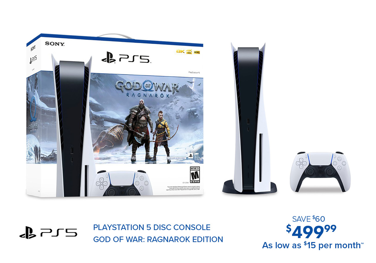 PLAYSTATION 5 DISC CONSOLE GOD OF WAR: RAGNAROK EDITION