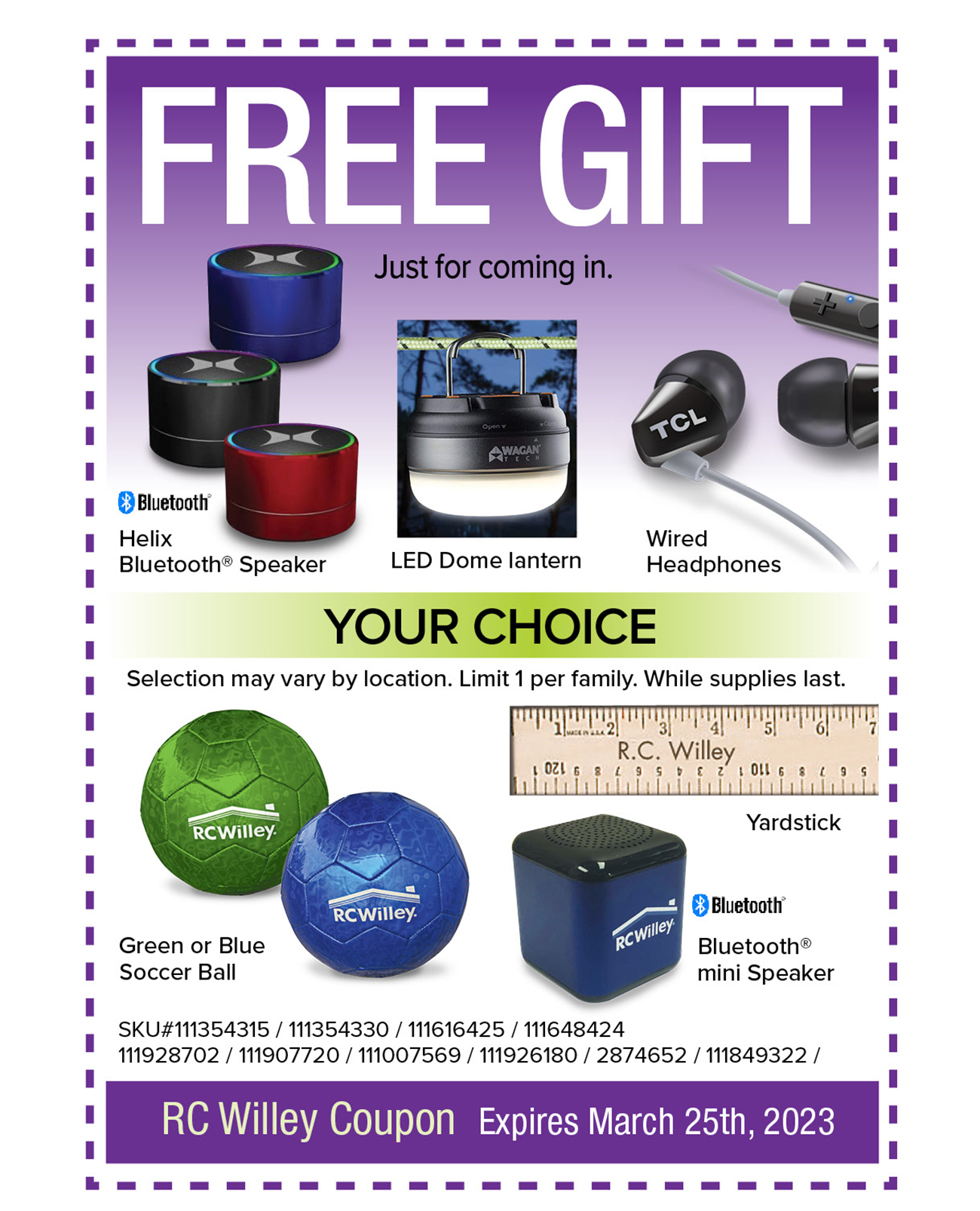 Savings to Make Your Home Shine! RC Willey