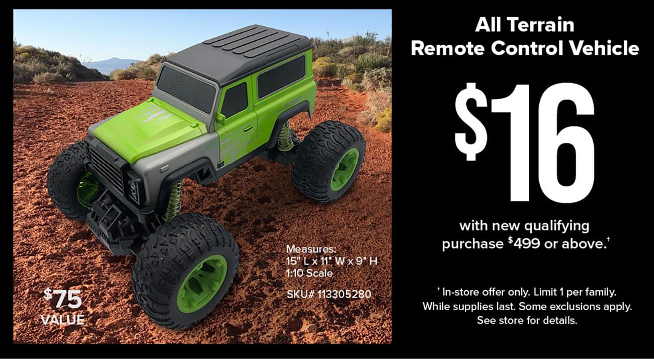 All Terrain Remote Control Vehicle 