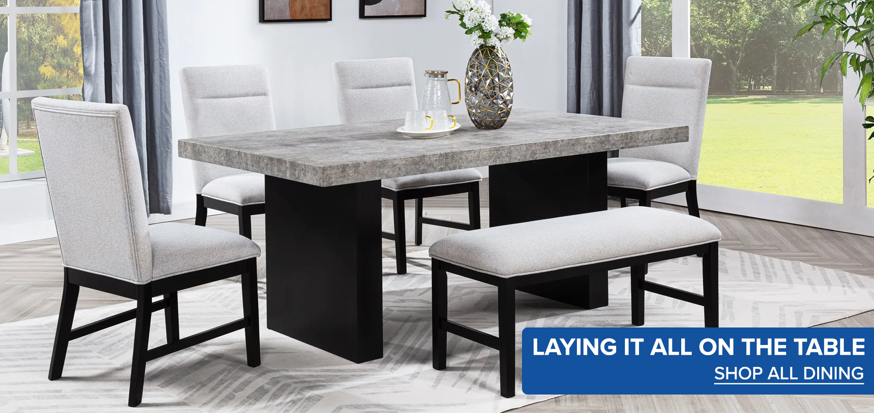 Shop All Dining Stripe August 2025