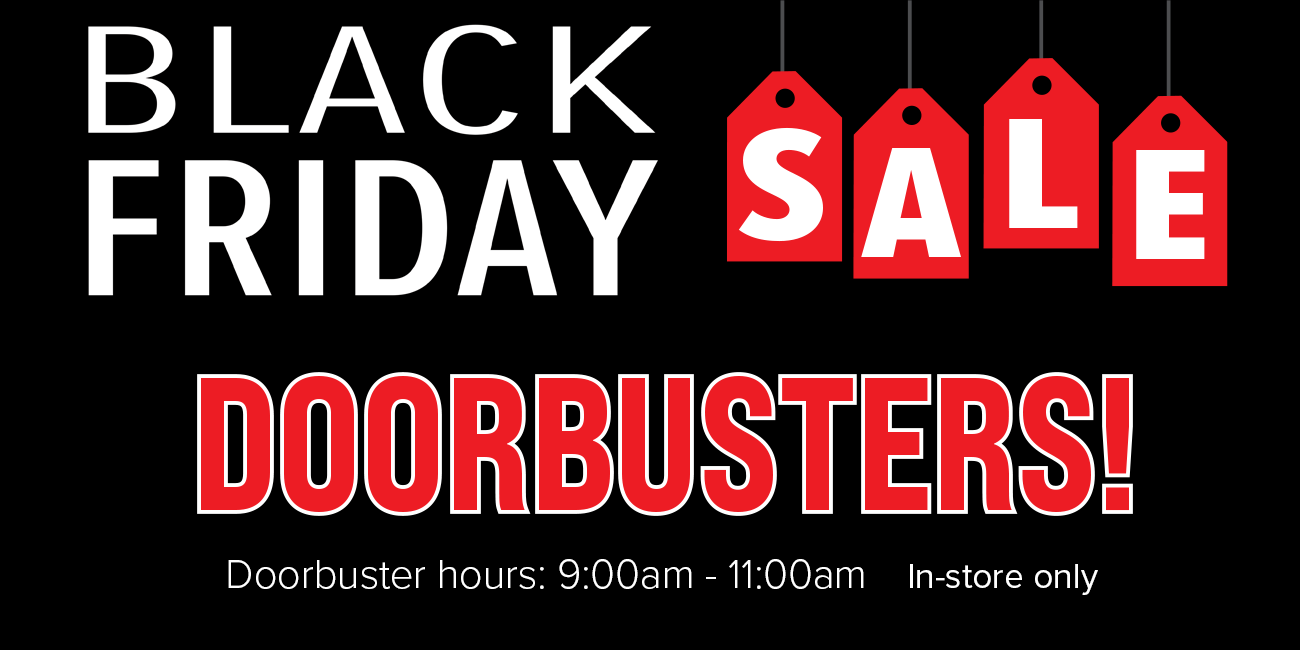 Black Friday Doorbuster Stripe