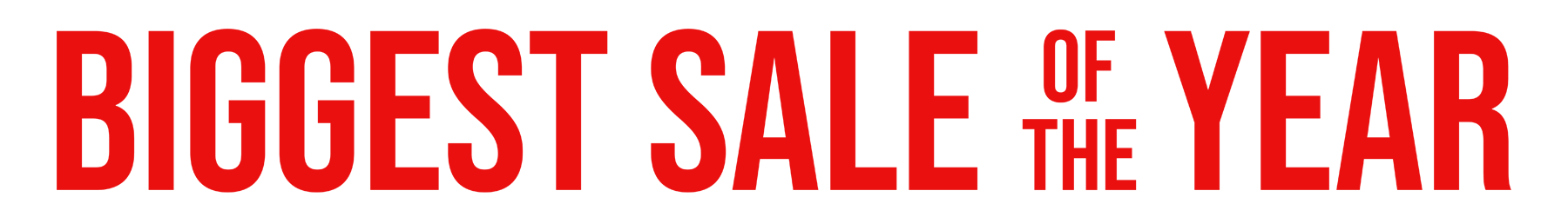 Biggest Sale of the Year Call Out Stripe August 2025