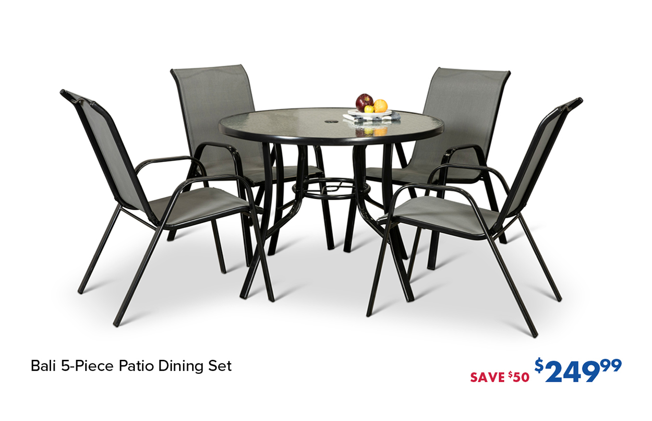 Bali 5-Piece Patio Dining Set