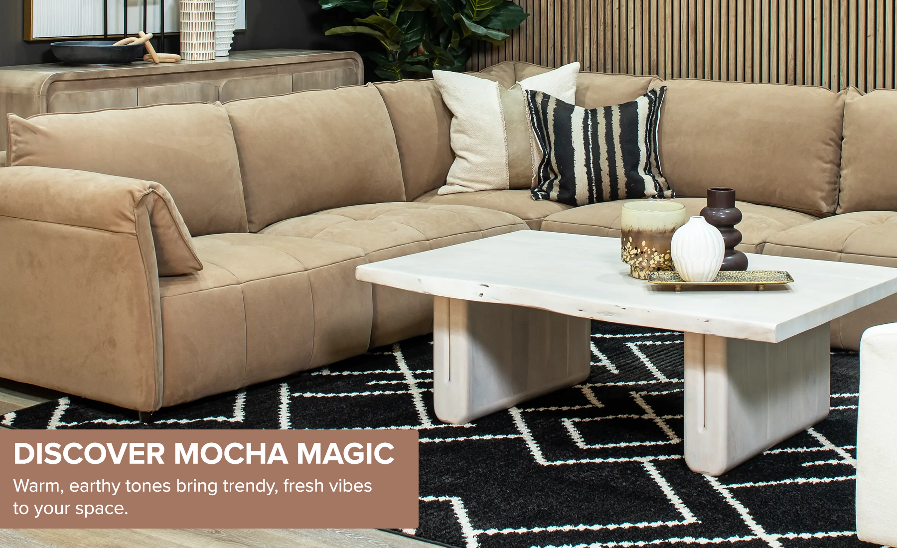 Mocha Magic Sectional Header Jan 2025