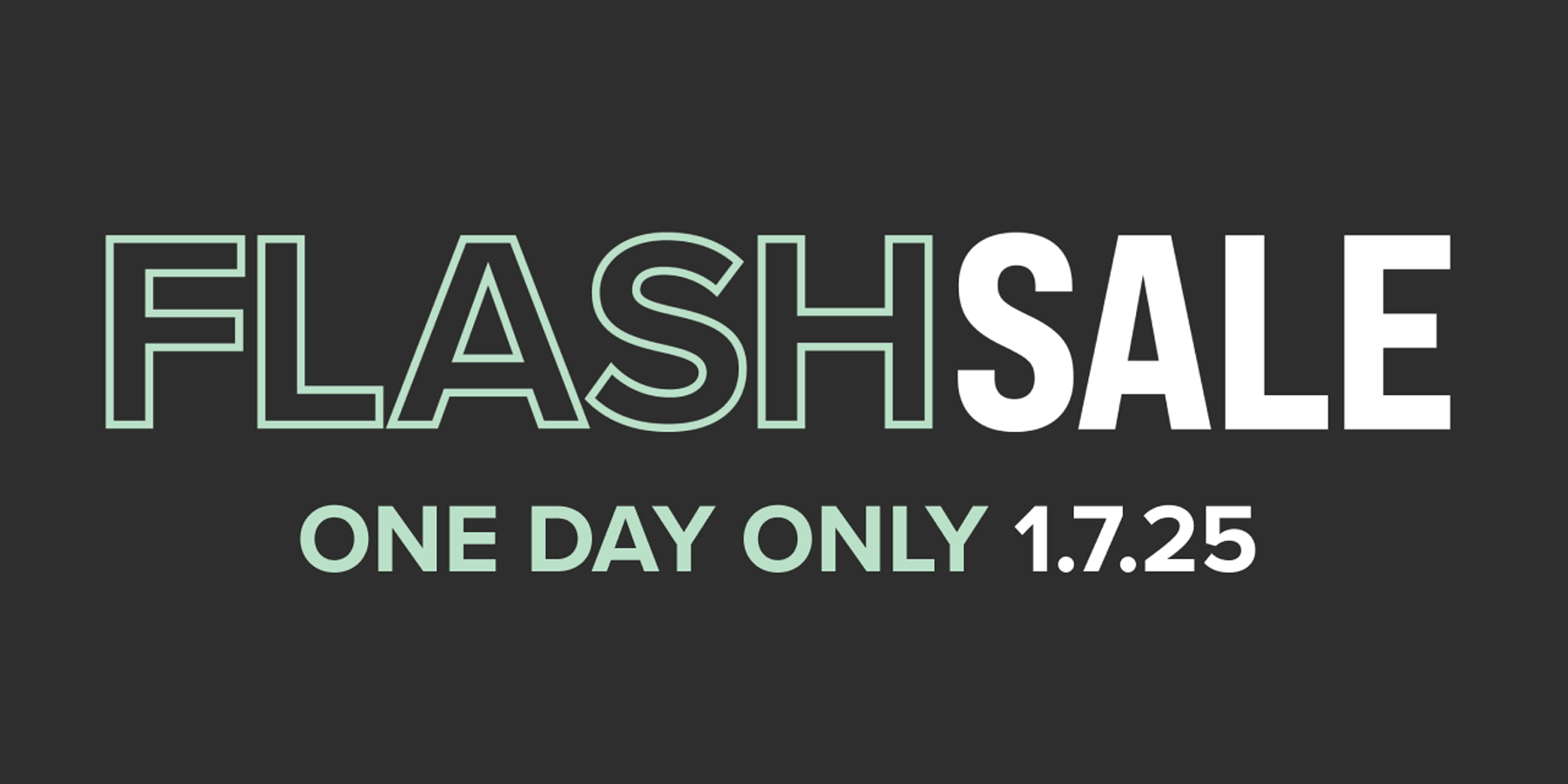 Electronics Flash Sale One Day Only Header