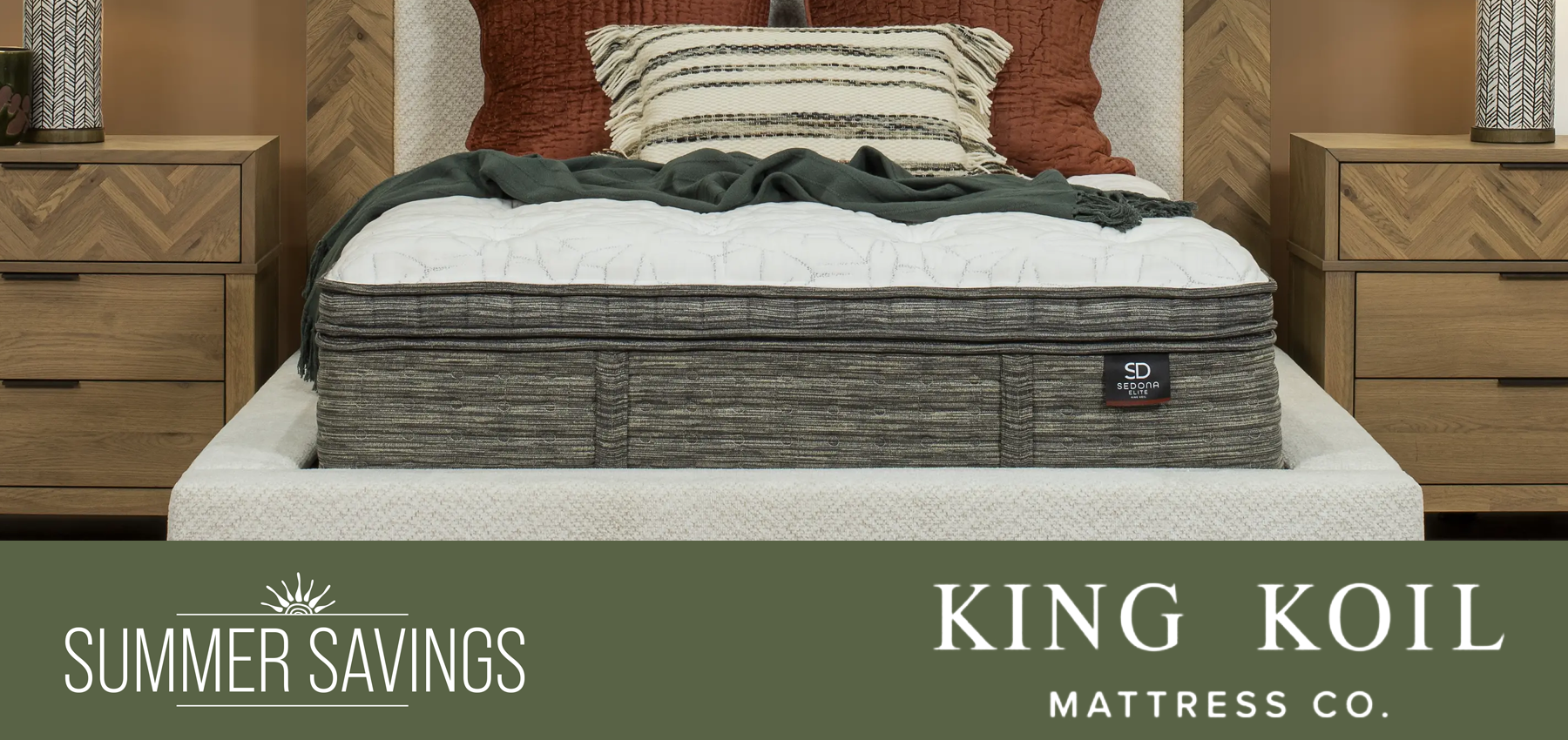 King Koil Summer Savings Stripe July 2025