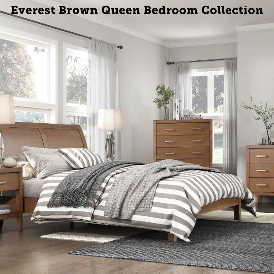 Everest Brown Queen Bed