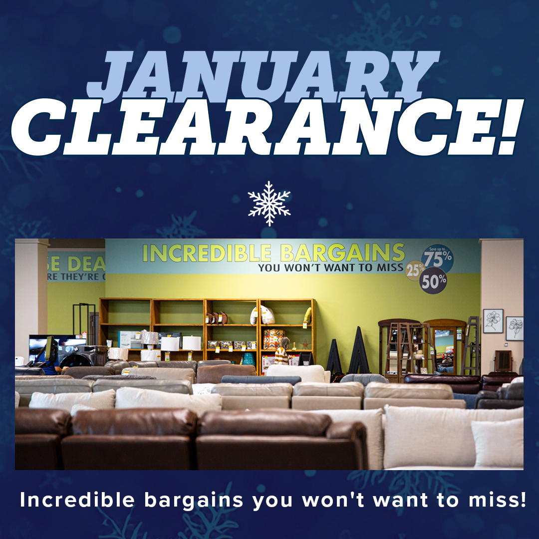 January Clearance Header with Pic