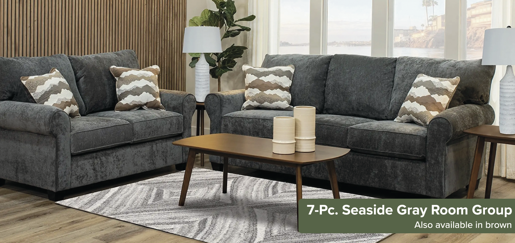 Seaside Gray Room Group Stripe July 2025