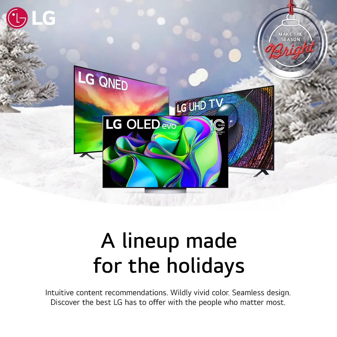 LG Holiday TV Gift Guide