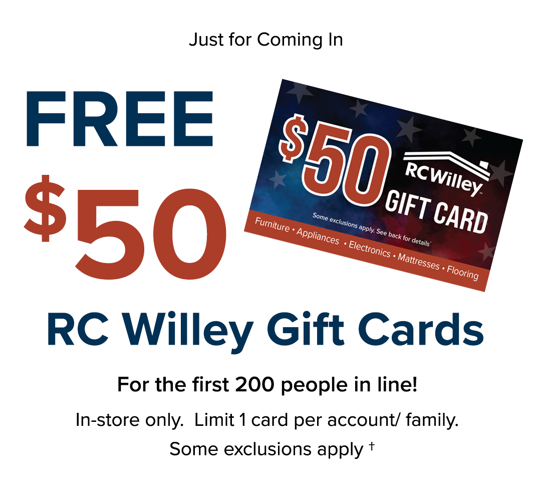 Free $50 Gift Card for Coming In Block Memorial Day 2025
