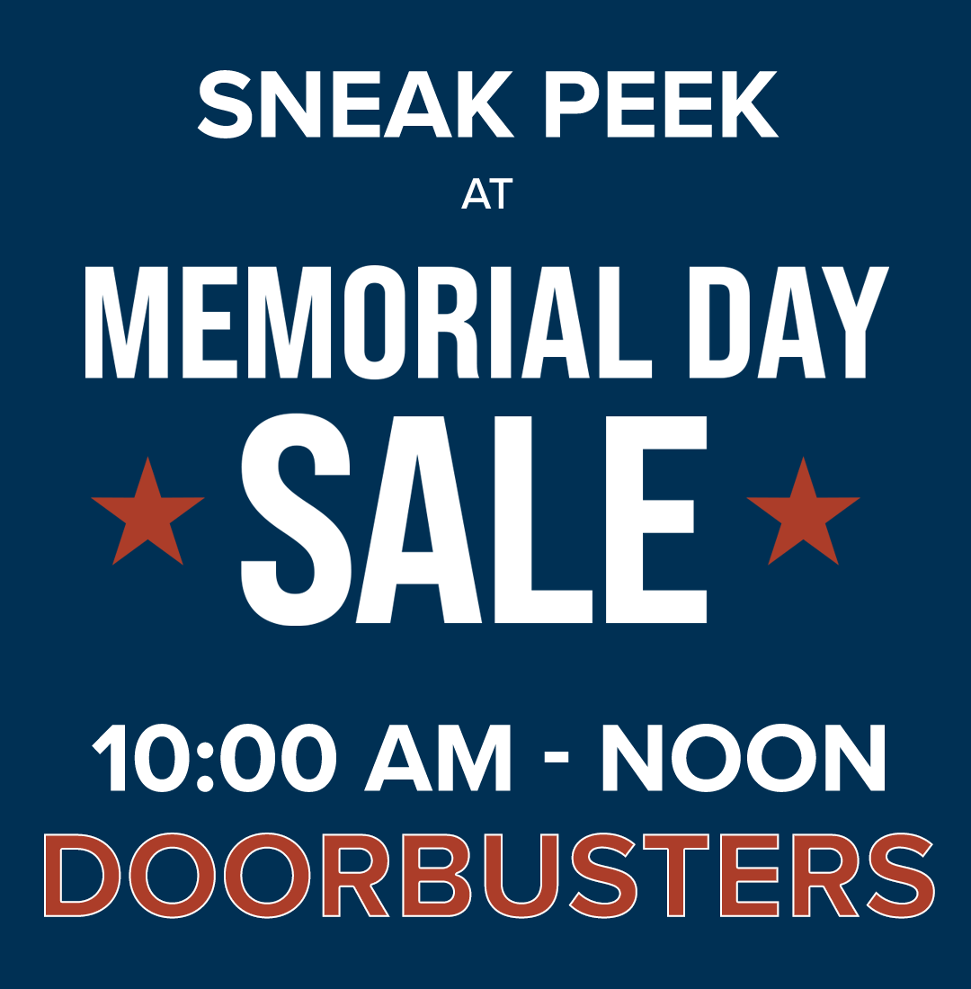 Memorial Day 2025 Doorbusters Preview Header