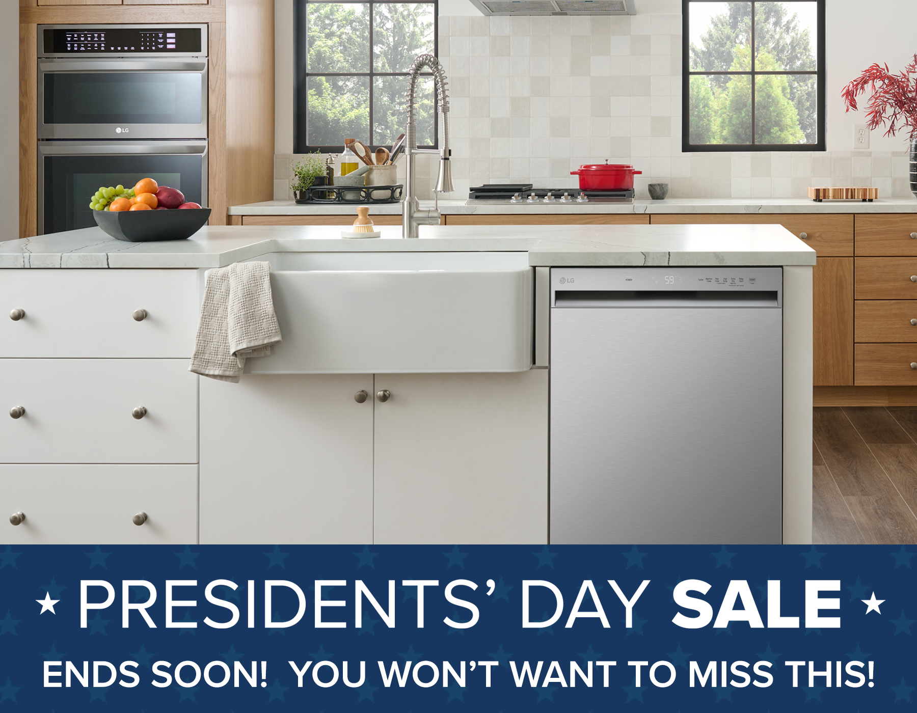 Presidents' Day Ends Appliance Header 2025