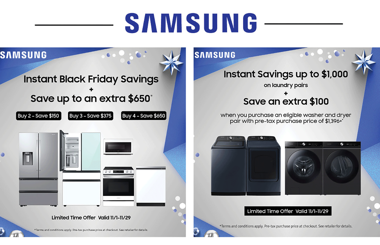 Samsung Appliance Offers 