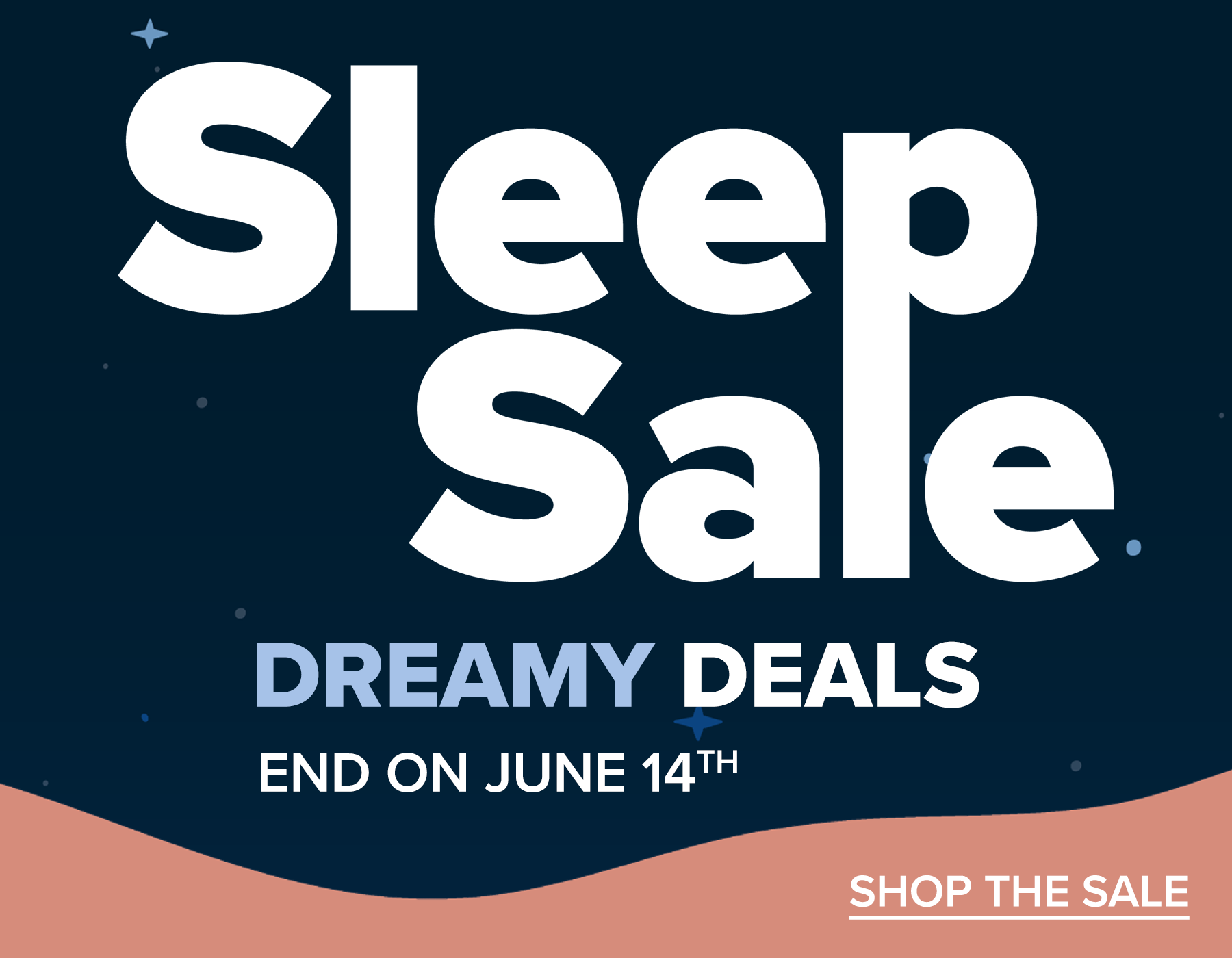 Summer Sleep Sale Dreamy Deals Header June 2025