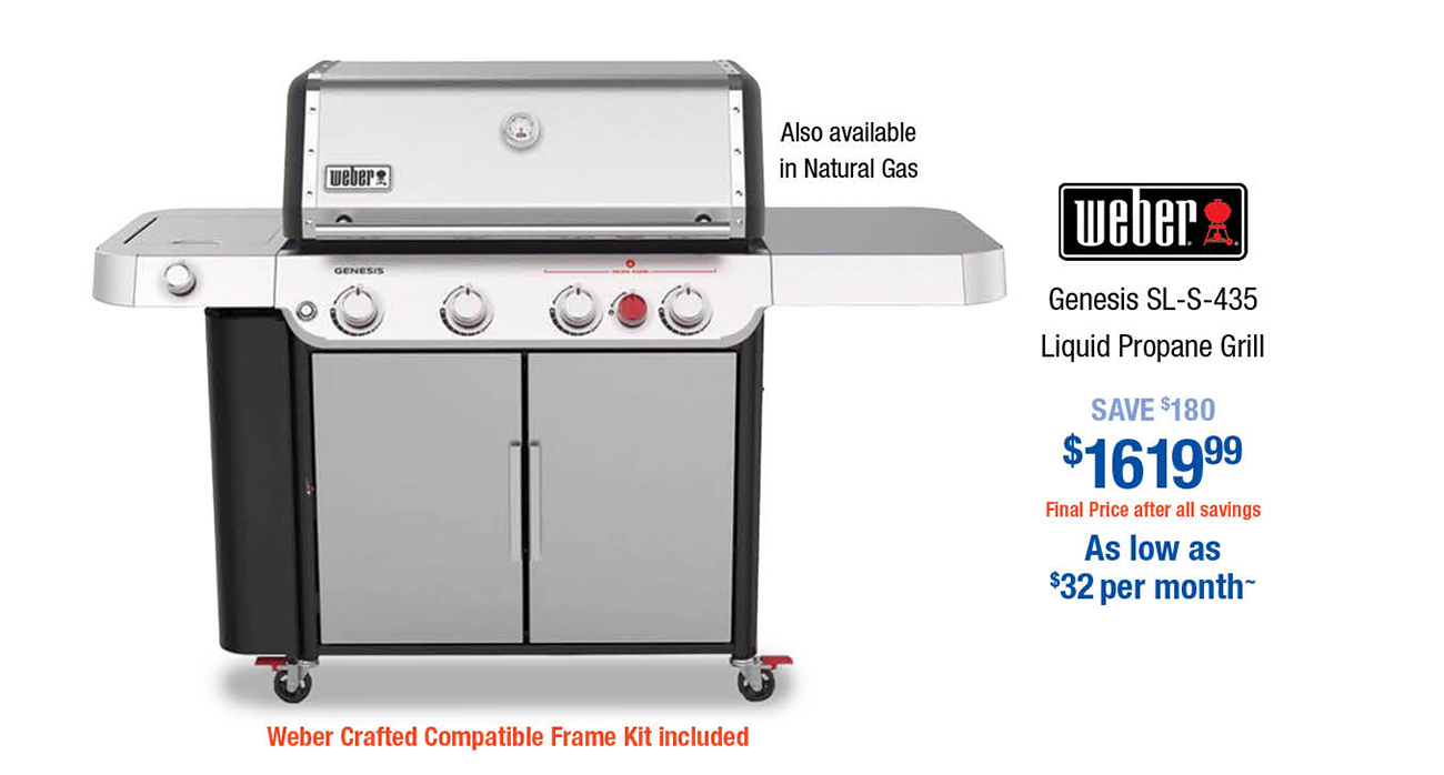 Weber Genesis SL-S-435 Liquid Propane Grill