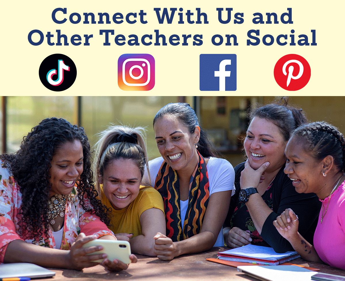 Connect With Us and Other Teachers on Social