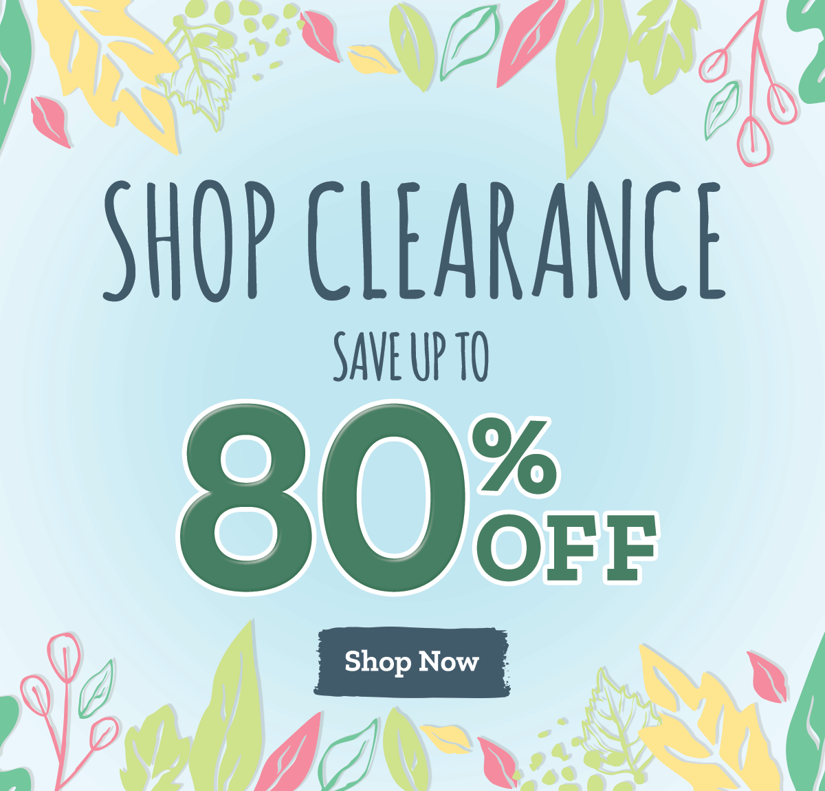 Save up to 80% - Shop Clearance