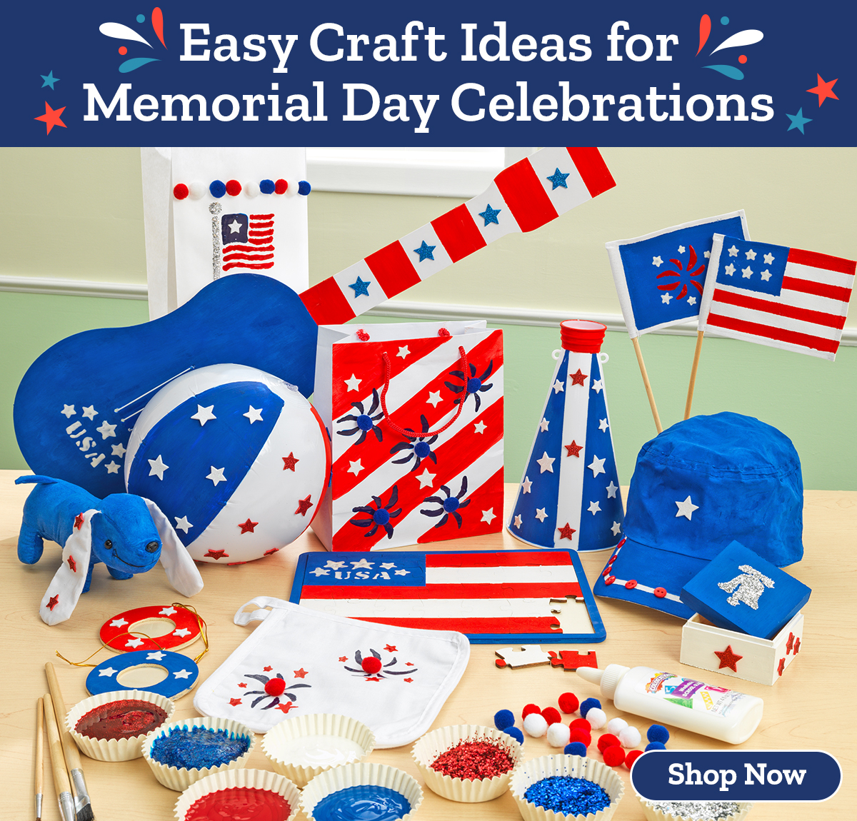 Easy craft ideas for Memorial Day Celebrations