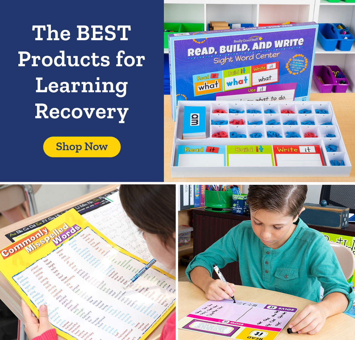 The BEST products for learning recovery